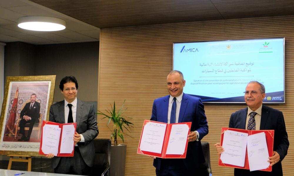 Industrie automobile: le Crédit Agricole du Maroc signe une convention avec l'AMICA pour aider les opérateurs du secteur
